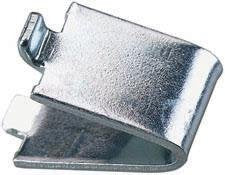 20 Knape Vogt, 239, Heavy Duty, Pilaster Clips, Steel, Zinc Plated, For Solid Shelf