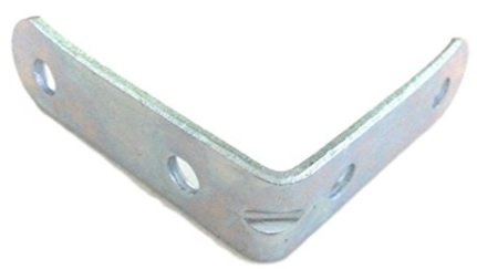 (16PC) LB-1.5.ZP Corner Brace"L" Corner Bracket 1 1/2" X 1 1/2" Zinc Plated