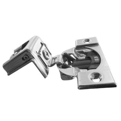 Blum, Compact Blumotion 38C (Round Cup) Hinge & Plate, For 1-1/4" Overlay, Wraparound, Screw-On, 20-Pack