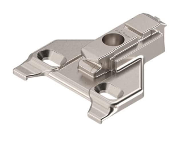 Blum 175L6630.22 Nickel Cabinet Hinge Accessories CLIP Top Face Frame Adapter Plate With Off-Center Mounting and 3mm Clearance