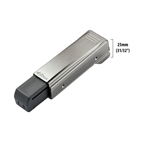 Blum 0.01x5 973A Blumotion Straight Arm Full Overlay Hinge for Doors, Nickel Finish