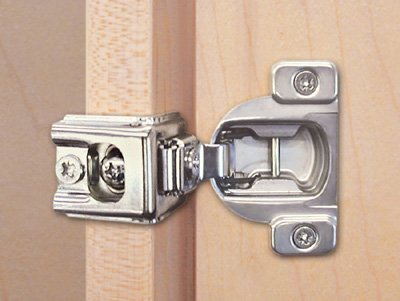 Blum 110 Degrees Compact 39C Series 1 3/8" Overlay Screw-On One Piece Design Cabinet Hinge