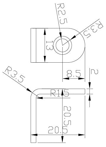 (10,000PC) LB-3/4.ZP Corner Brace "L" Corner Bracket 3/4" X 3/4" Zinc Plated (Copy)