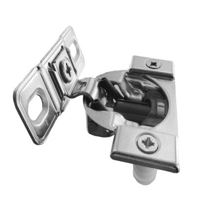 Pro Pack of 10Pcs, Compact Blumotion 38B (Round Cup) Hinge & Plate, For 1-3/8" Or Greater Overlay, Face Mount, Screw-On