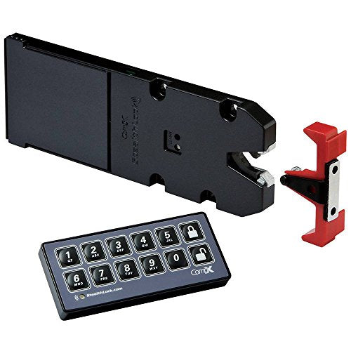 StealthLock Keyless Cabinet Lock System SL-100 – Easy to Use Battery Operated Door Lock with Code- One Transmitter, Unlimited Devices in 15’ Radius- Ideal as Child Locks for Cabinets & Doors