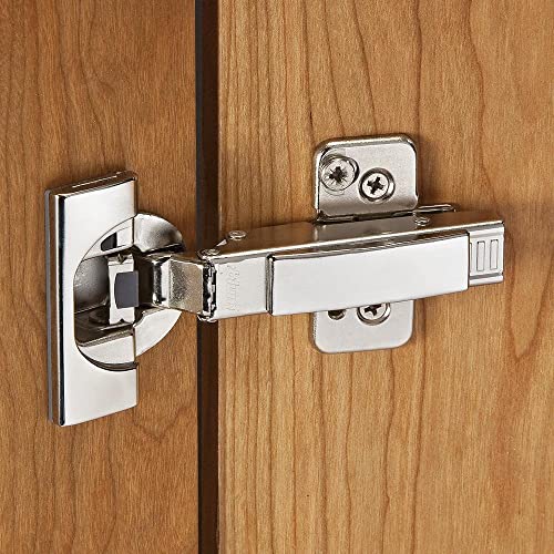 Full Overlay Blum 110 deg Soft-Close BLUMotion Clip Top Frameless Hinges, Pair