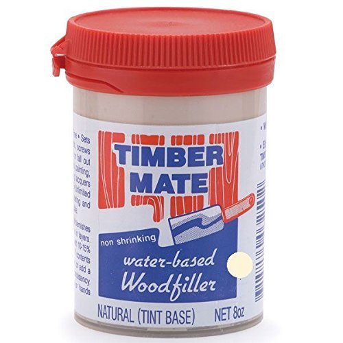 Timbermate Wood Filler, Water Based, 8oz, Natural by TIMBERMATE USA INC