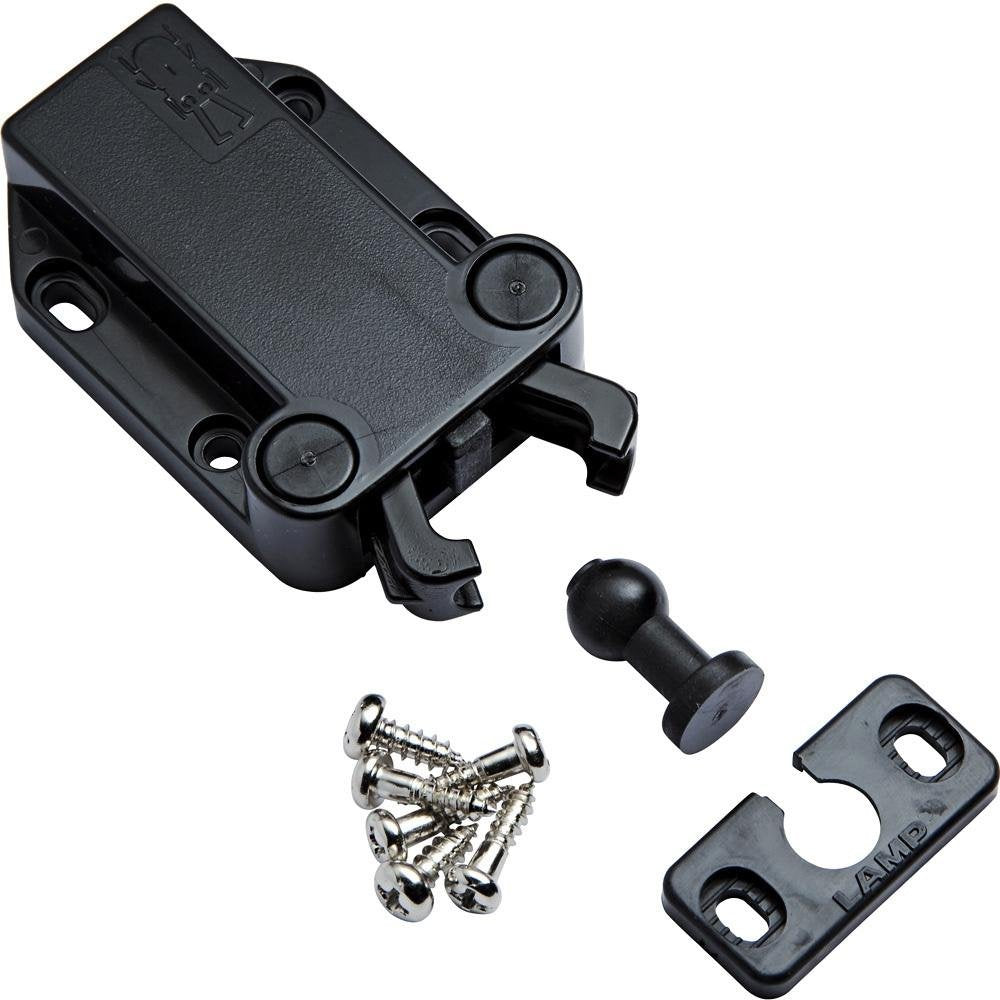 Mc-37 Non-Magnetic Touch Latch Safe Push Latch Black